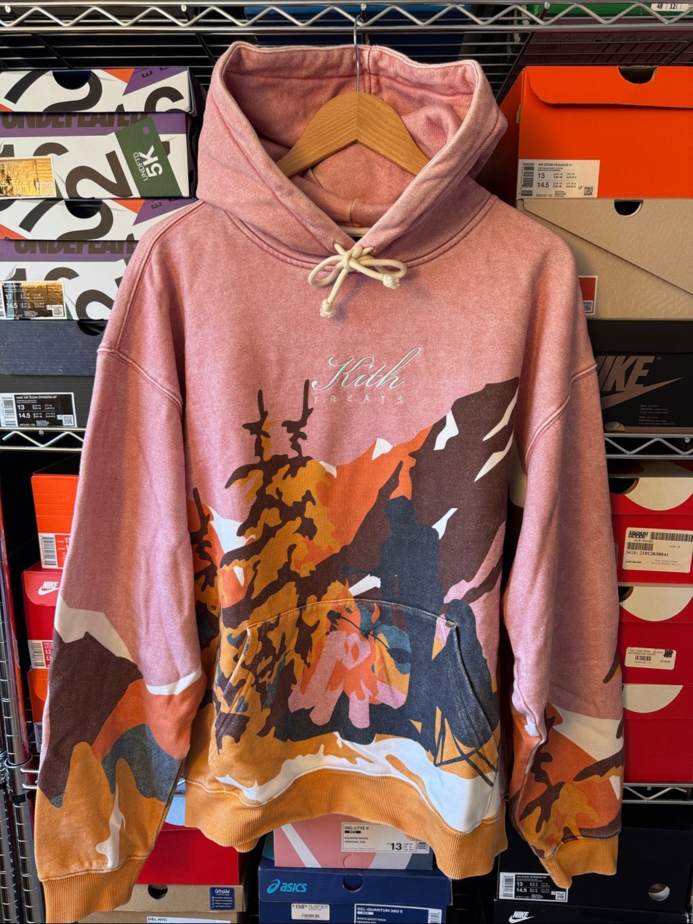Kith Treats Campfire Hoodie - Dusty Quartz - Mens Size L